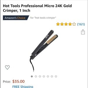 Hot tools hair crimper